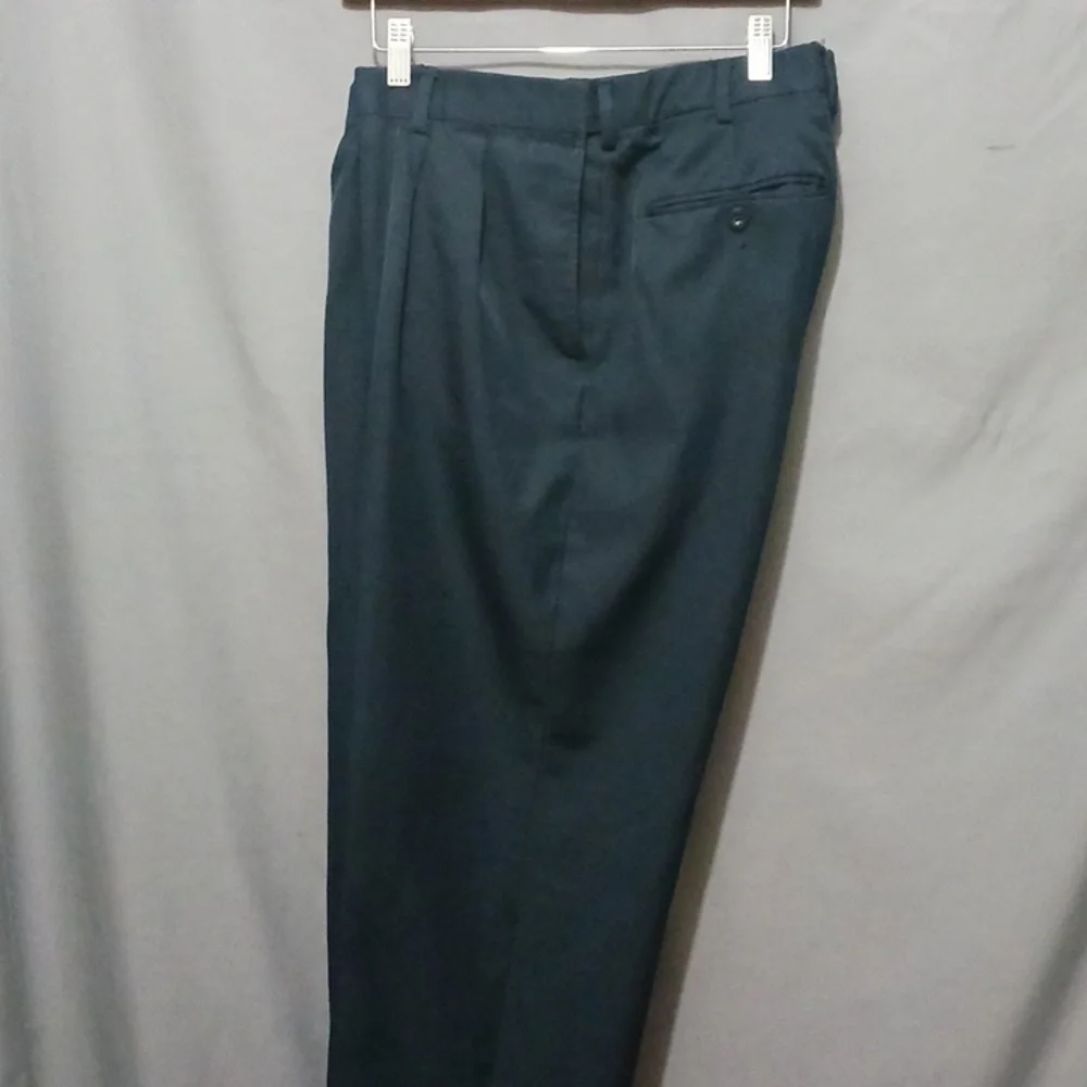 Navy Blue Men's Dress Pants - Picture 1 of 10